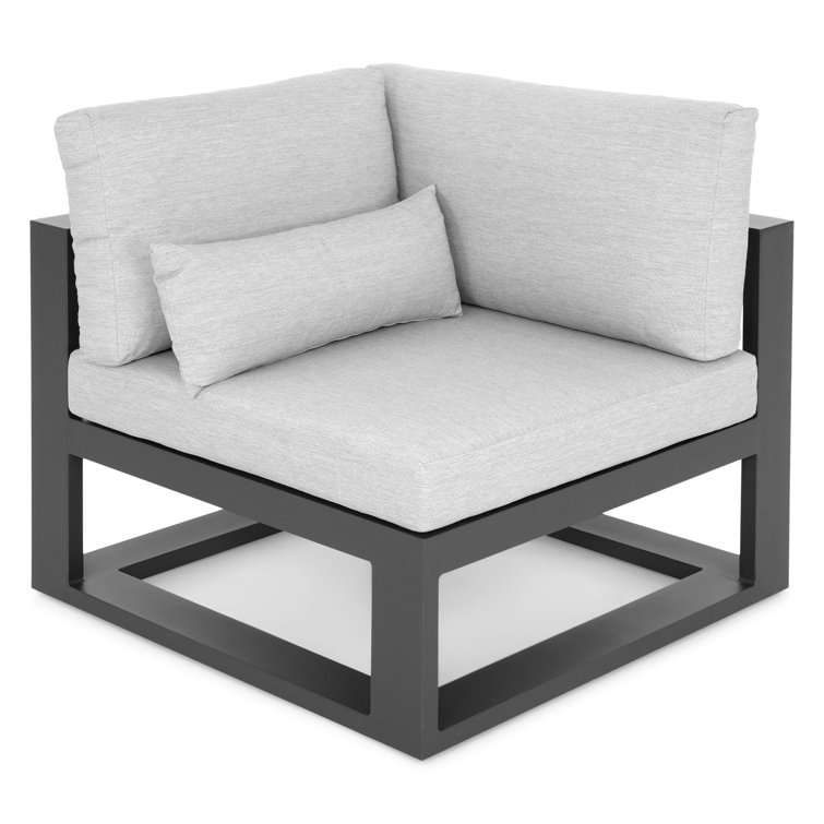 17 Stories Gornall Garden Chair with Cushion Wayfair.co.uk